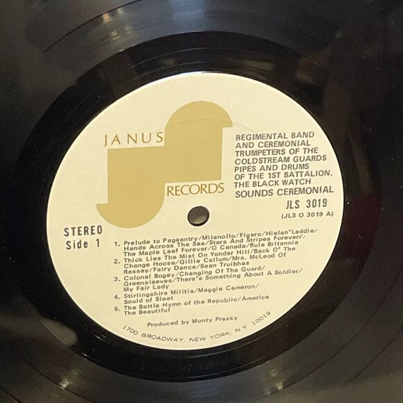 Sounds Ceremonial (Vinyl) Janus Records JLS 3019 VG+ LP Record Album Military - Picture 7 of 9